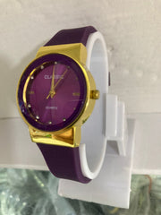 Ladies Watch With Rubber Strap