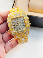 Ladies Stylish Stone Watch