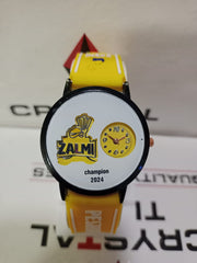 Peshawar Zalmi Rubber Belt Watch