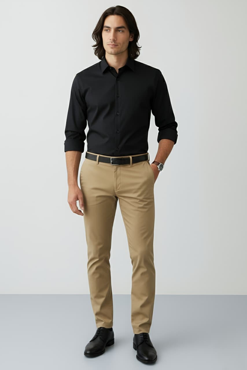 Khaki Premium Cotton Pant