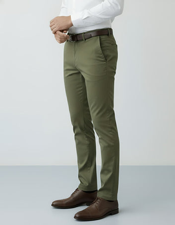 Olive Green Premium Cotton Pant