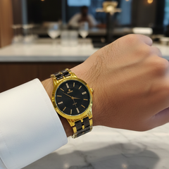 Men’s Chain Waterproof Watch – Stylish Durable Wristwatch With Metal Chain Strap, Fashion Accessory For Daily Wear & Occasions