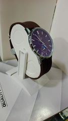 Gents Wrist Watch – Stylish Rubber Belt With Magnet Lock ( Black)