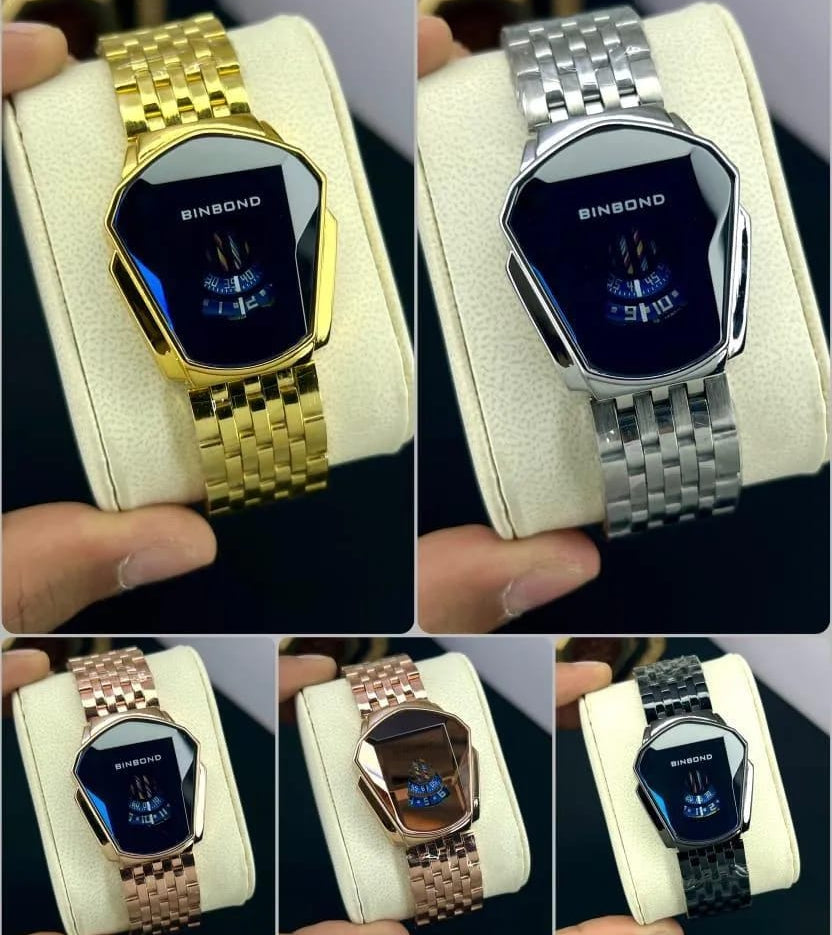 Stylish Mens Quartz Watch With Chain Strap Elegant Durable Quality Reliable Performance Timeless Design